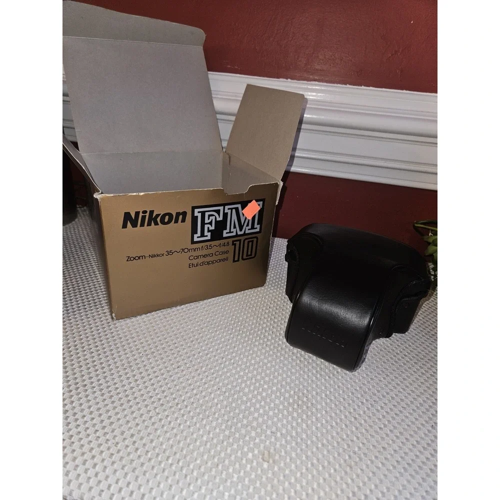 Nikon Genuine Leather Camera Case for Nikon FM 10 With Box Just Case No Camera
